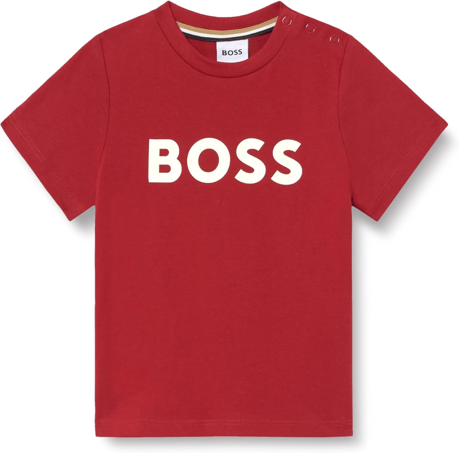 Thumbnail 4 de T-shirt manches longues bébé garçon BOSS J52712 en jersey de coton