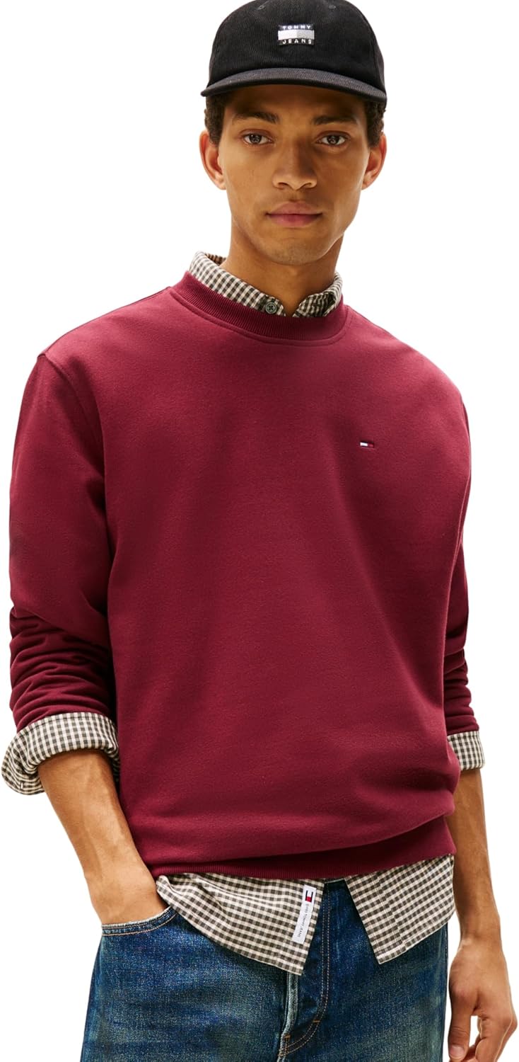 Thumbnail 5 de Tommy Jeans Men’s Round Neck Regular Fit Flag Fleece Sweatshirt