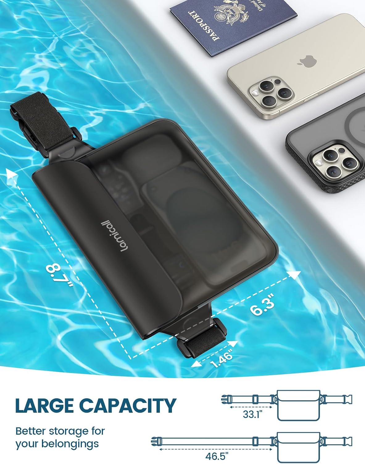 Thumbnail 5 de Lamicall IPX8 Waterproof Pouch 2-Pack