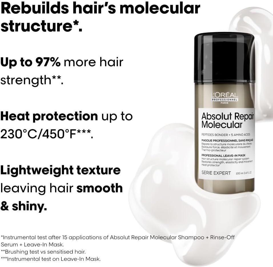Thumbnail 1 de L’Oréal Professionnel Absolut Repair Molecular Leave-In Hair Mask for extremely damaged hair