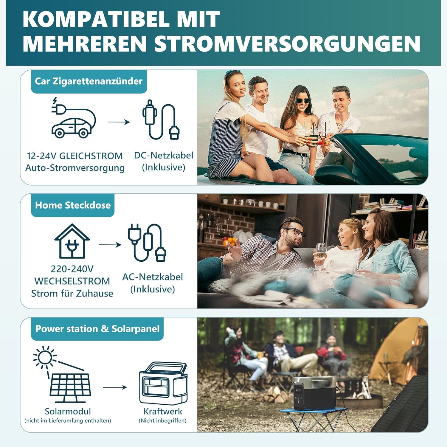 Thumbnail 5 de EUHOMY 21L Kompressor Kühlbox 21 L