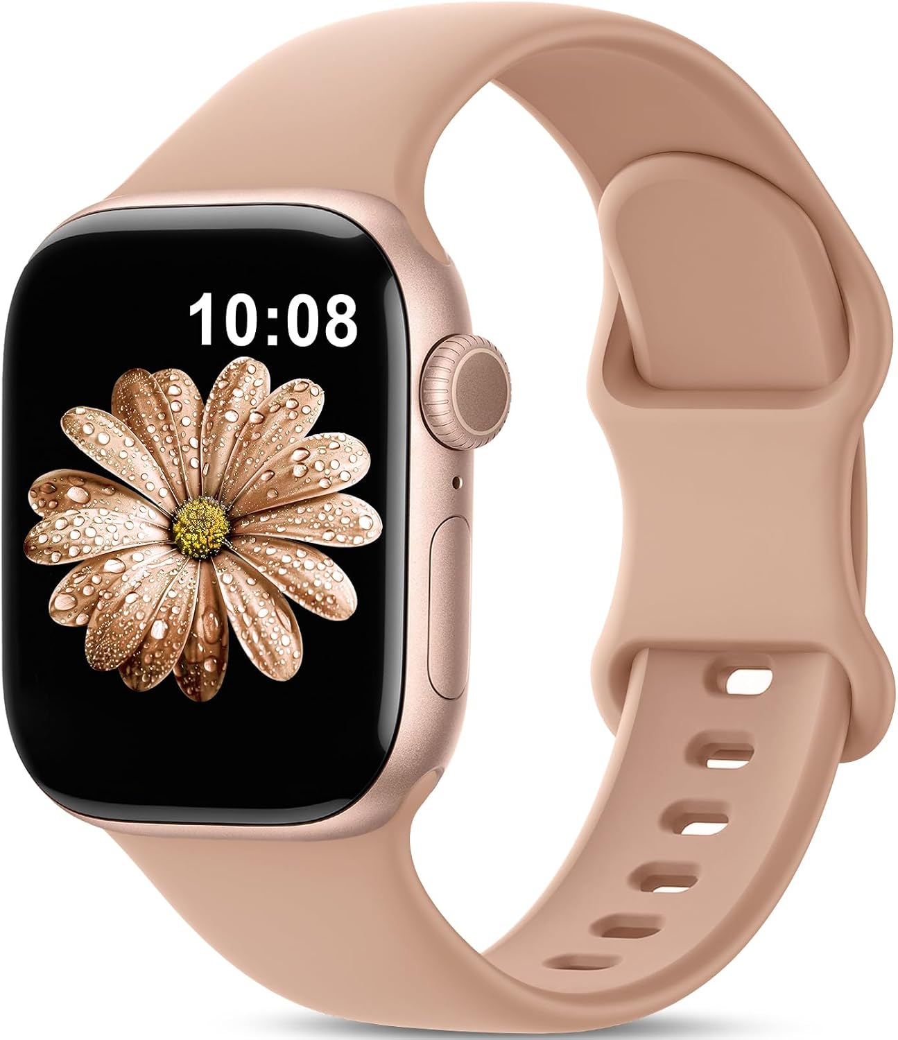 Detalle de DigiHero Sport Strap for Apple Watch – Soft Silicone Band (38–49mm)