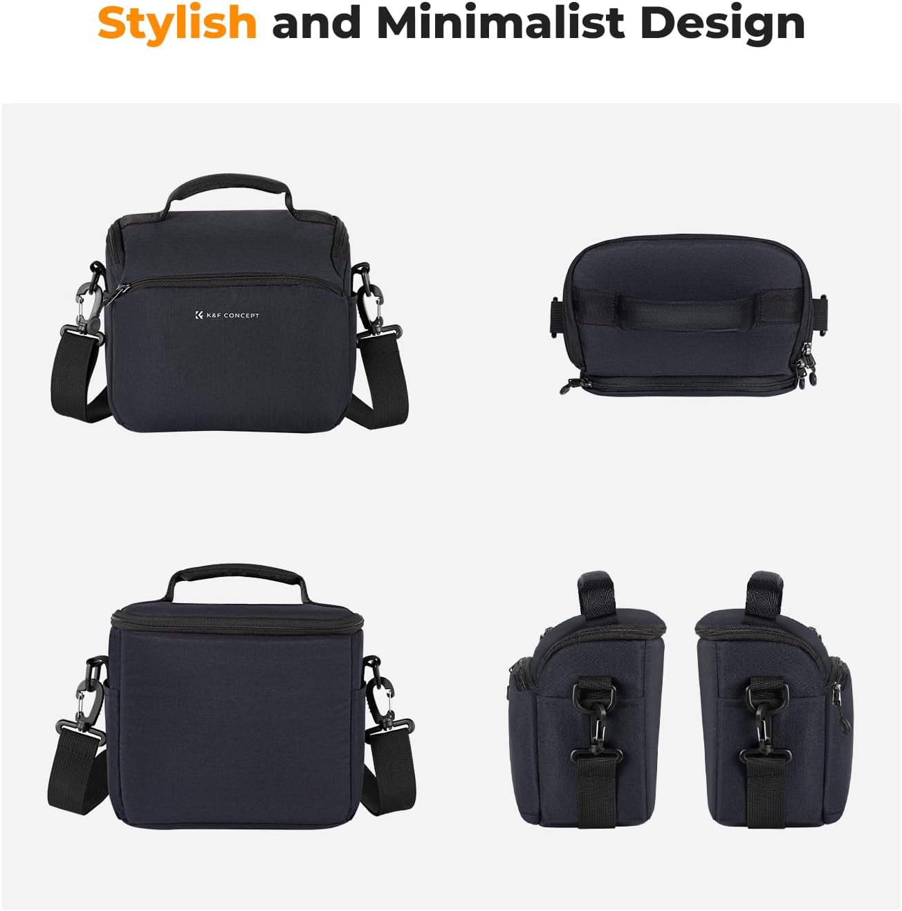 Thumbnail 6 de K&F CONCEPT Small Camera Sling Bag – padded crossbody case for compact DSLR/mirrorless