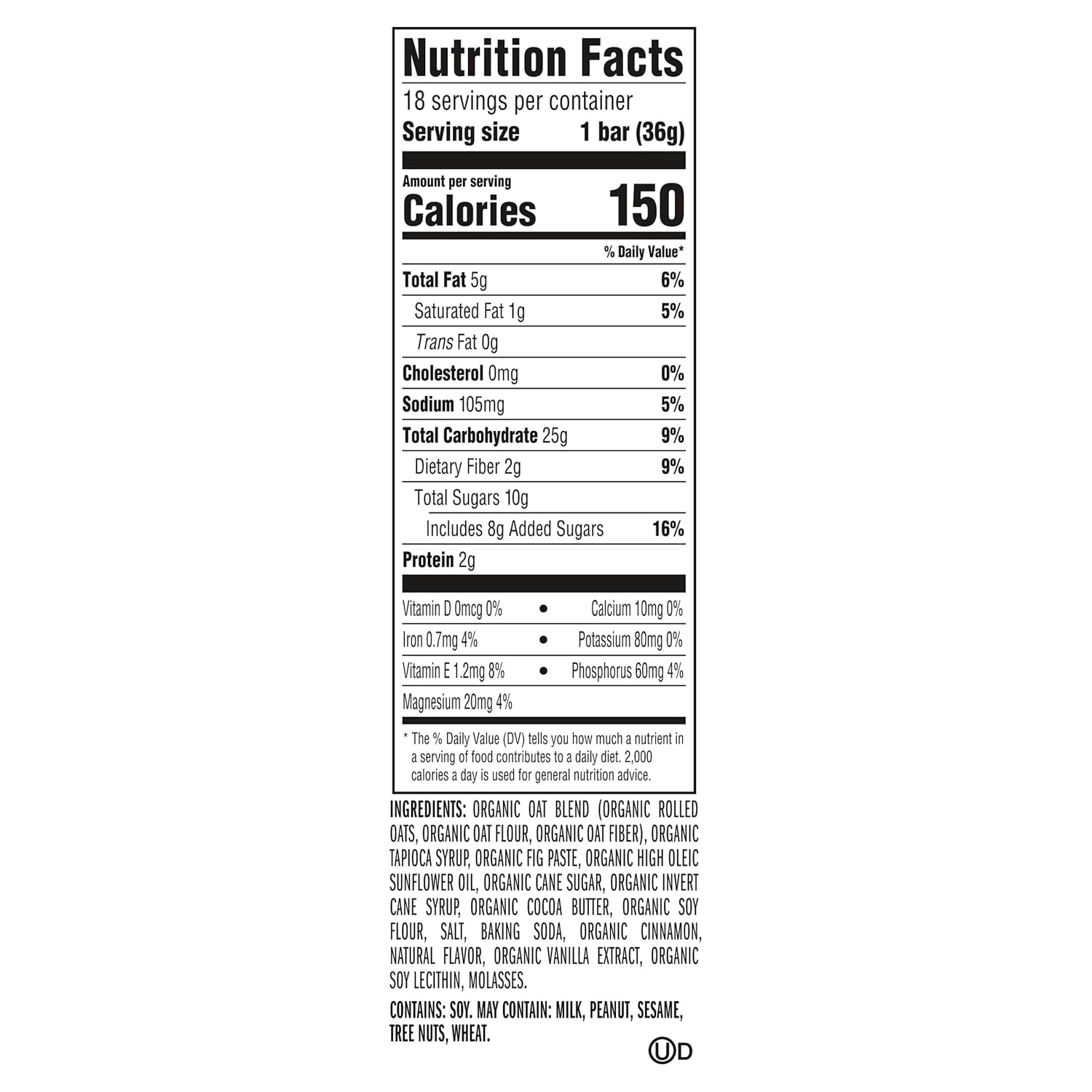 Detalle 2 de CLIF Boyeb Organic Iced Oatmeal Cookie Soft-Baked Snack, 18 oz