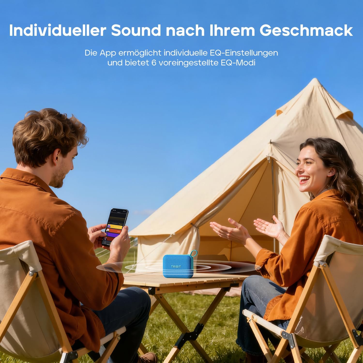 Thumbnail 5 de Tribit PocketGo Mini Bluetooth-Lautsprecher – bis zu 20 Stunden, IP68, schwimmfähig, EQ & TWS