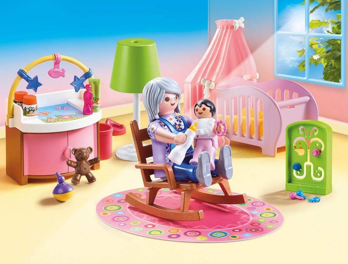 Detalle 2 de PLAYMOBIL Dollhouse 70210, Cameretta della bambina – 43 pezzi per età 4+