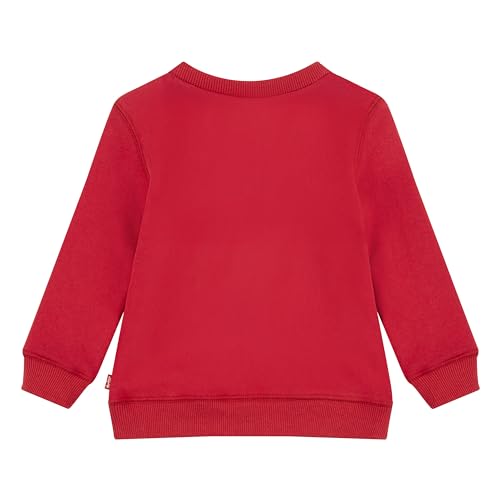 Thumbnail 1 de Levi's Kids Batwing Crewneck Sudadera para bebé y niños (Rojo/Blanco, 3 años)