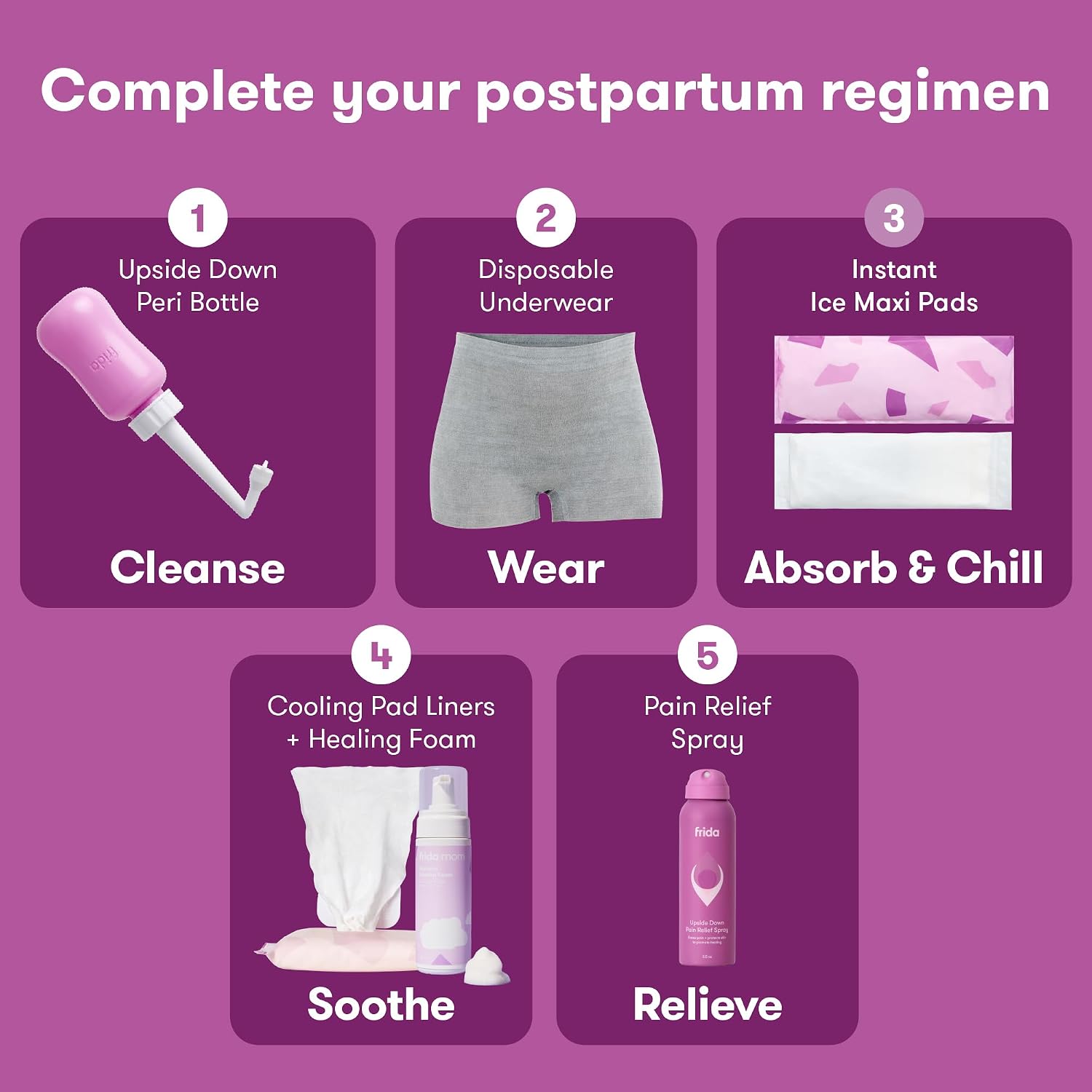 Thumbnail 4 de Frida Mom 2 in 1 postpartum cooling pads with built-in instant cold therapy