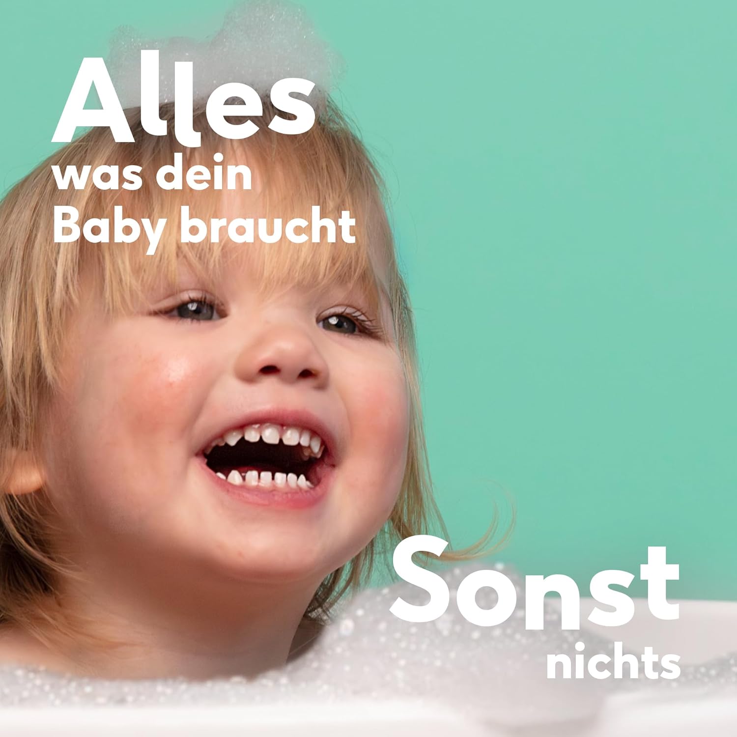 Thumbnail 2 de Naïf Pflegender Badeschaum mit Baumwollsamenöl – veganer Baby-Badeschaum, 500 ml