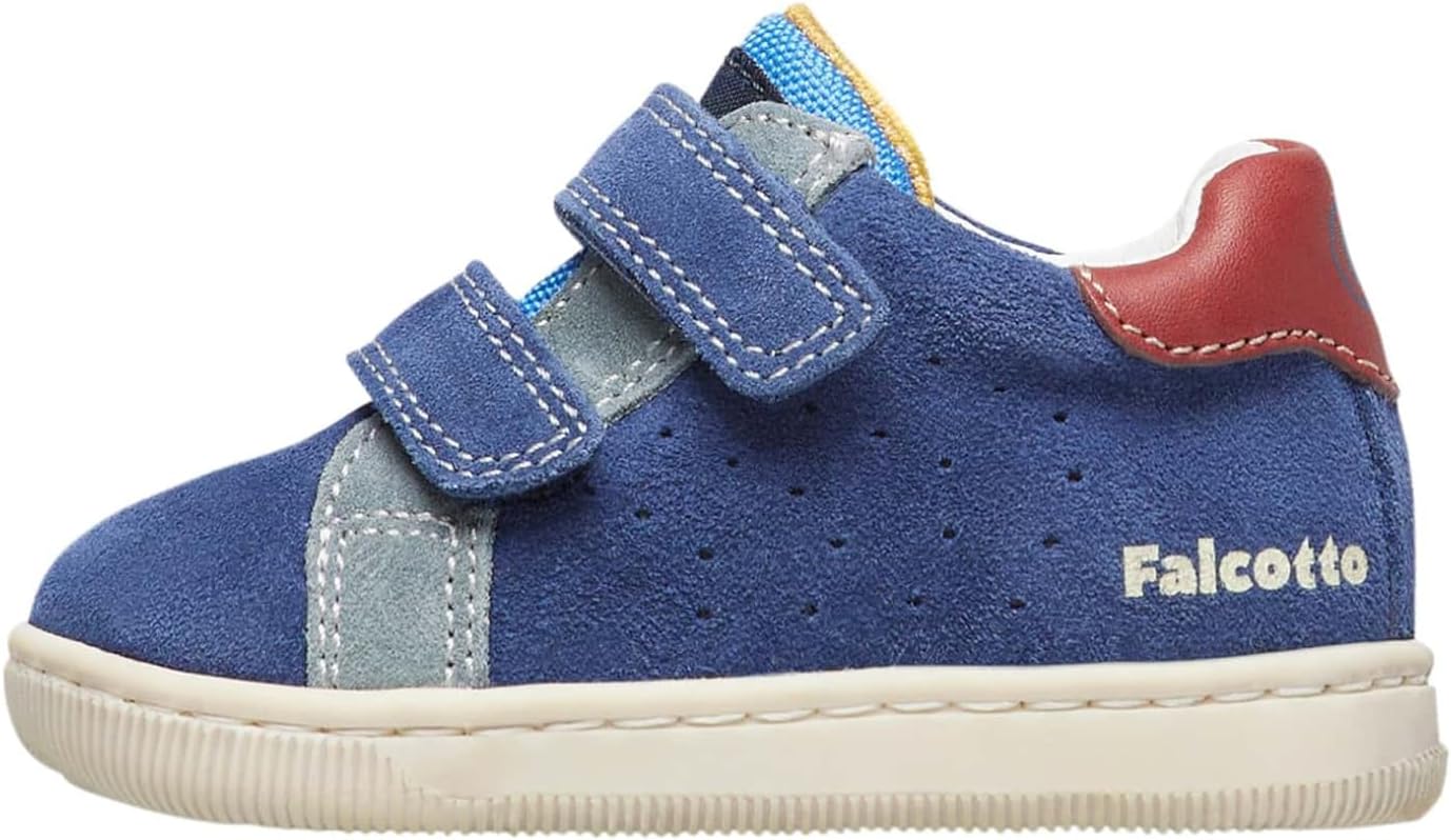 Detalle de Falcotto Sneakers in Pelle e Suede per i primi passi: stile e comodità da bambino