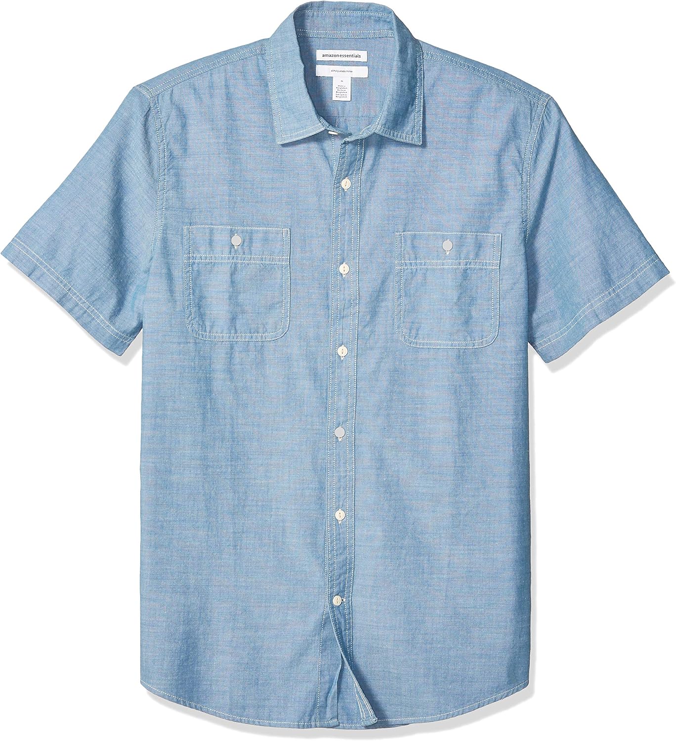 Thumbnail 6 de Amazon Essentials Men's Regular-Fit Short-Sleeve Poplin Shirt
