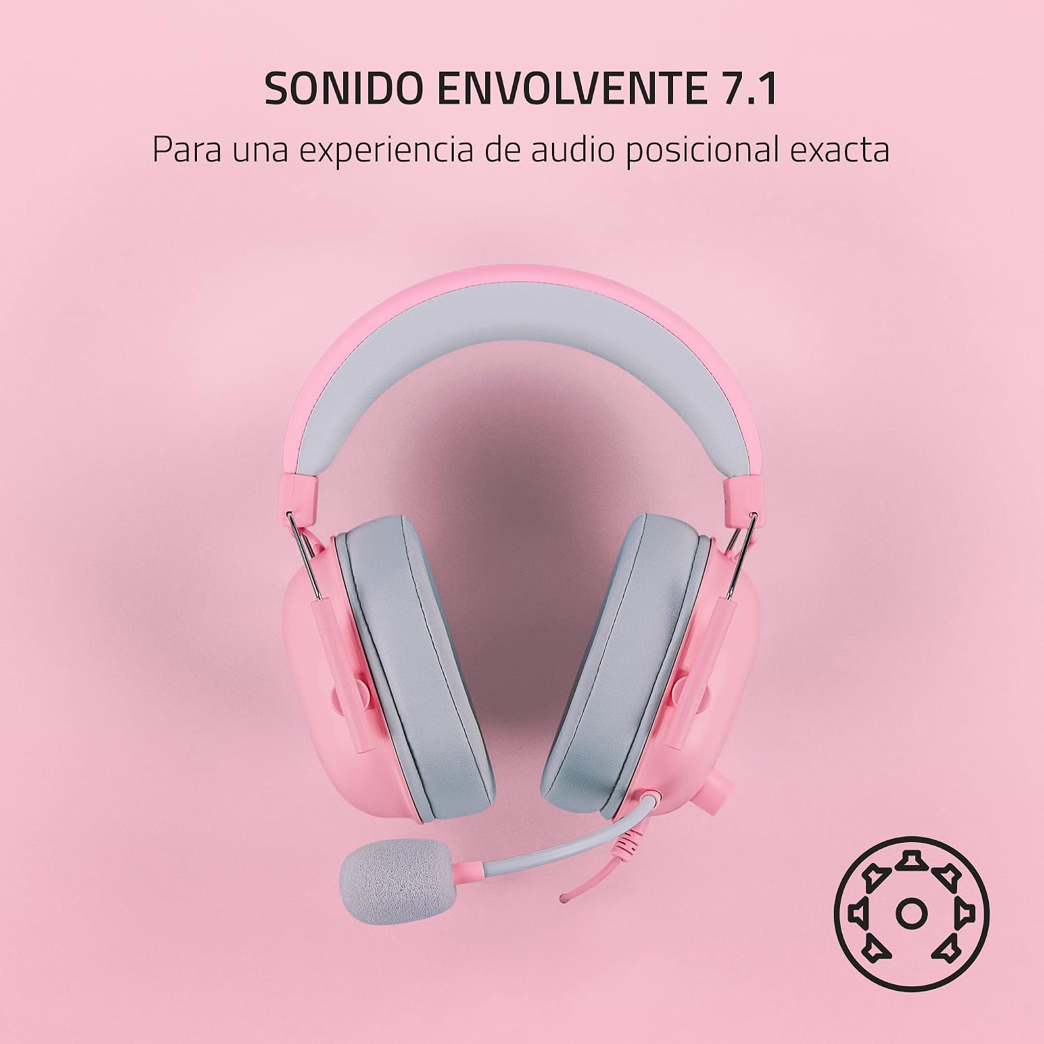 Thumbnail 5 de Razer BlackShark V2 X - Auriculares Gaming Rosa