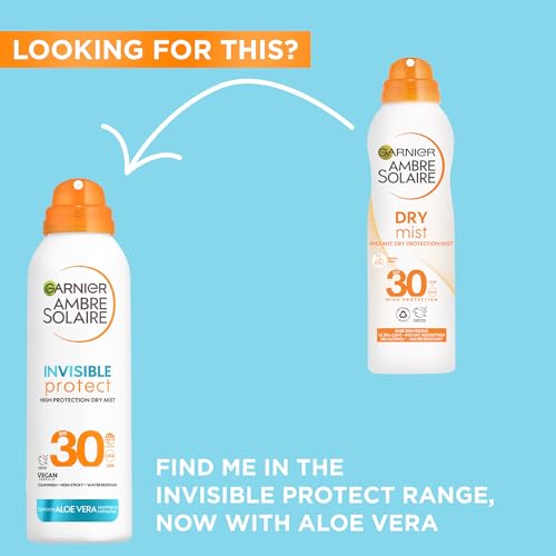 Thumbnail 7 de Garnier Ambre Solaire Face SPF 30 Invisible Protect Dry Mist 150ml