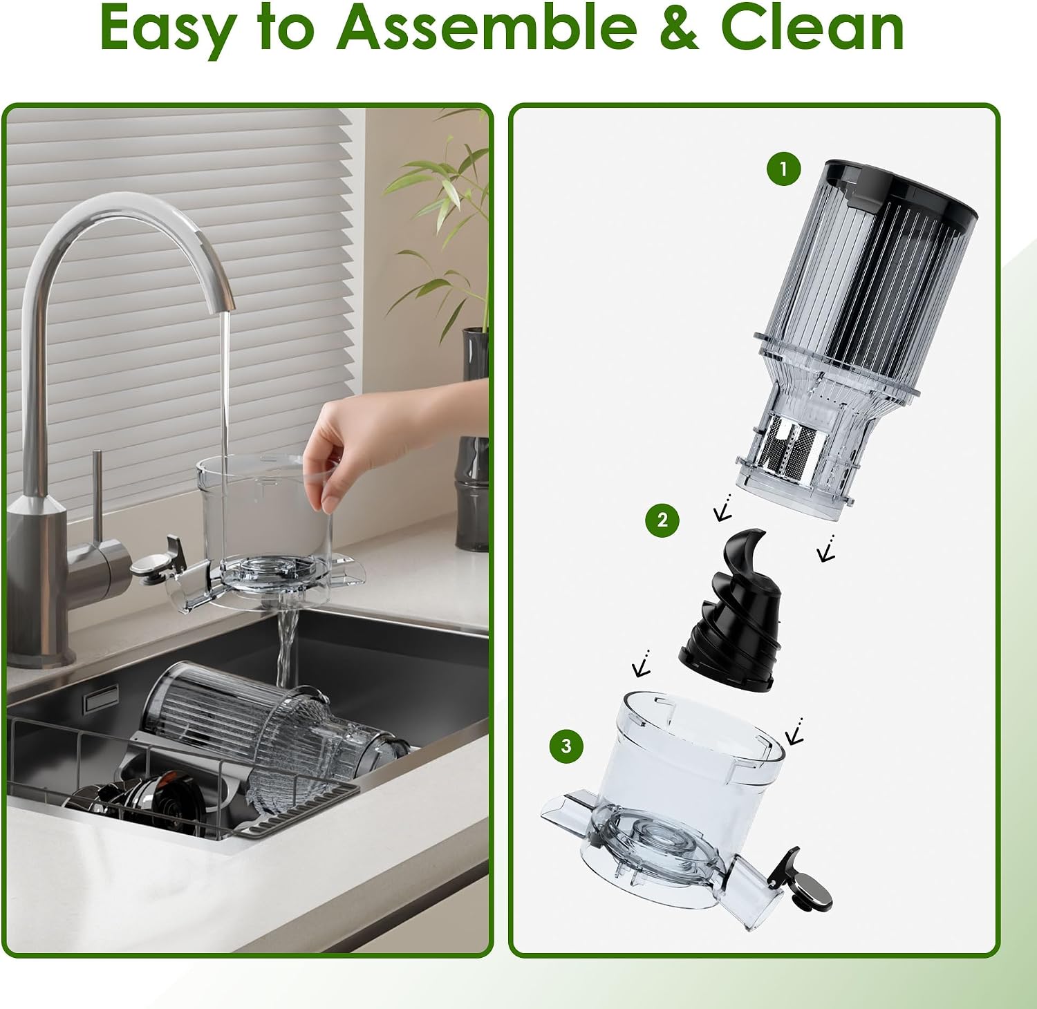 Thumbnail 6 de WHALL Cold Press Juicer Stainless Steel