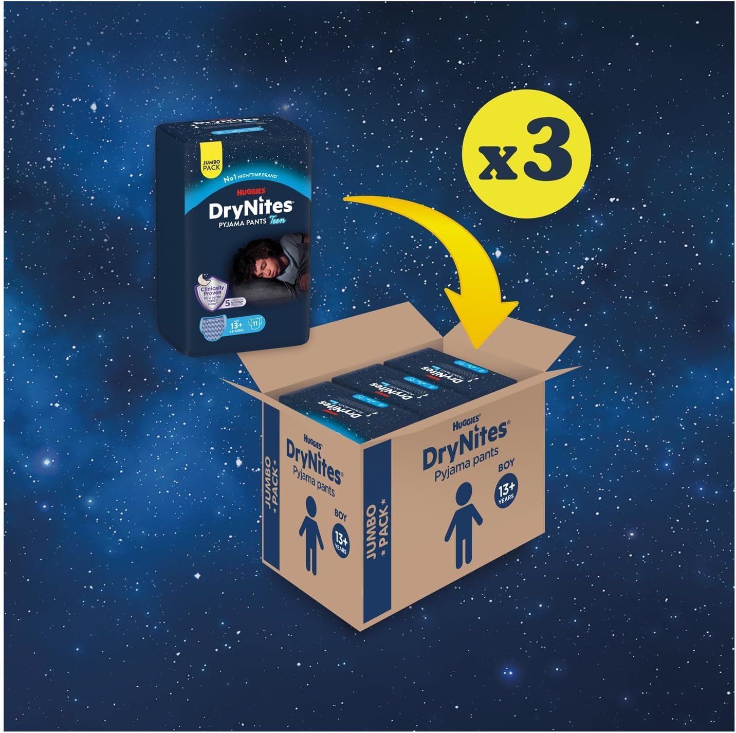 Detalle 2 de Huggies DryNites Taglia XL 33 mutandine