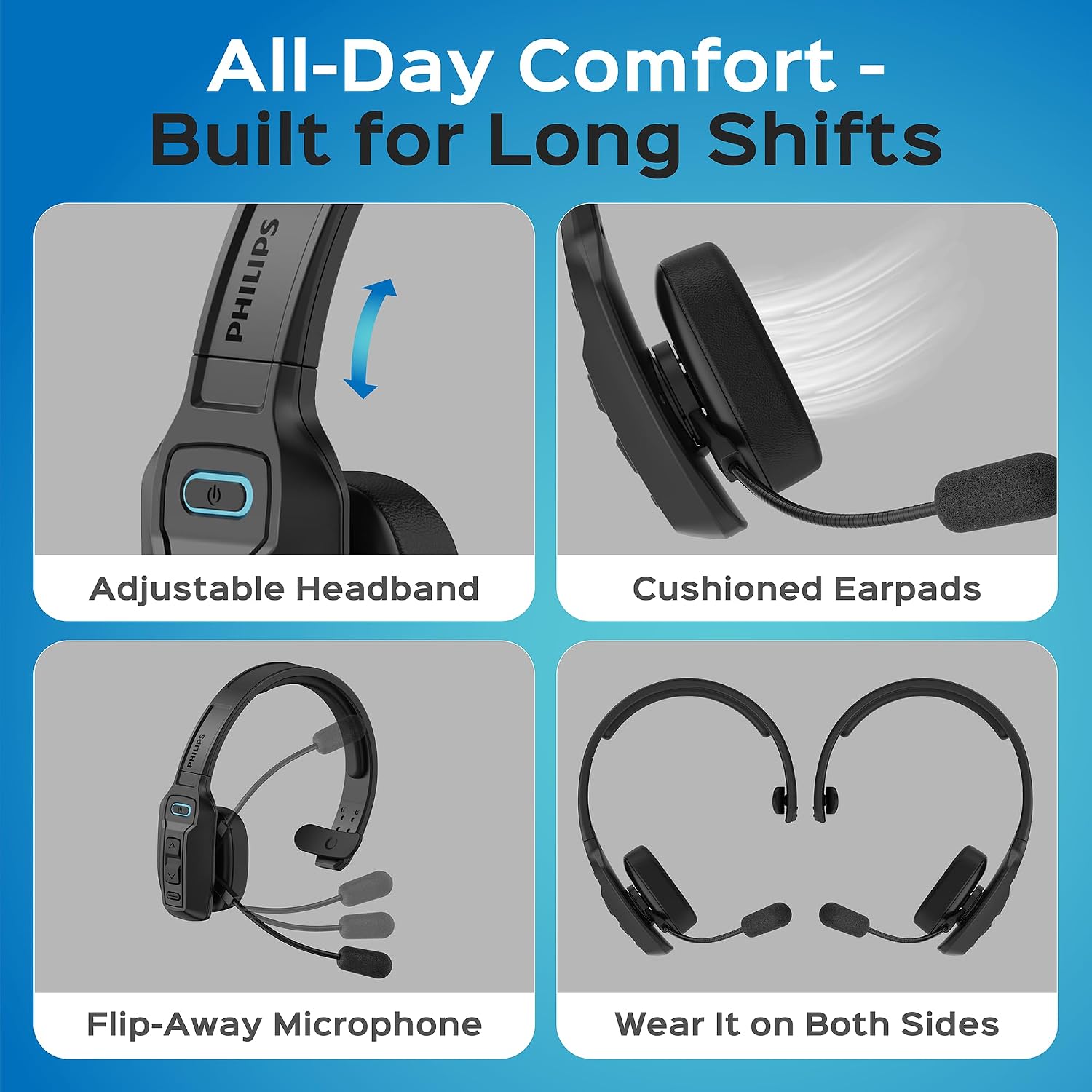 Detalle 2 de Philips Trucker Bluetooth Headset 35h