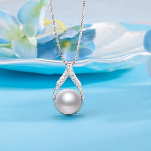 Thumbnail 1 de NONNYLLEI Pearl Necklace — 10–11mm Freshwater Pearls, 18in Gold-Plated Chain