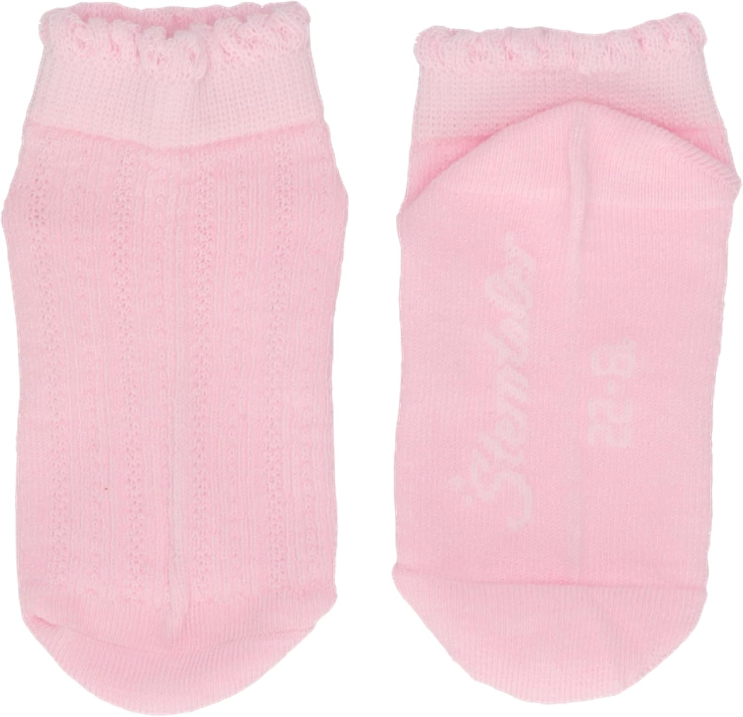 Detalle de Sterntaler Sneaker-Socken 3er-Pack Struktur – Baby Sneaker-Socken mit Rippenmuster für Mädchen