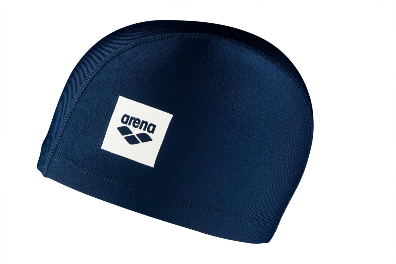 Detalle 2 de Arena Unix II Unisex Stoff-Badekappe – Schnelltrocknende, flexible Schwimmkappe aus Stretchstoff