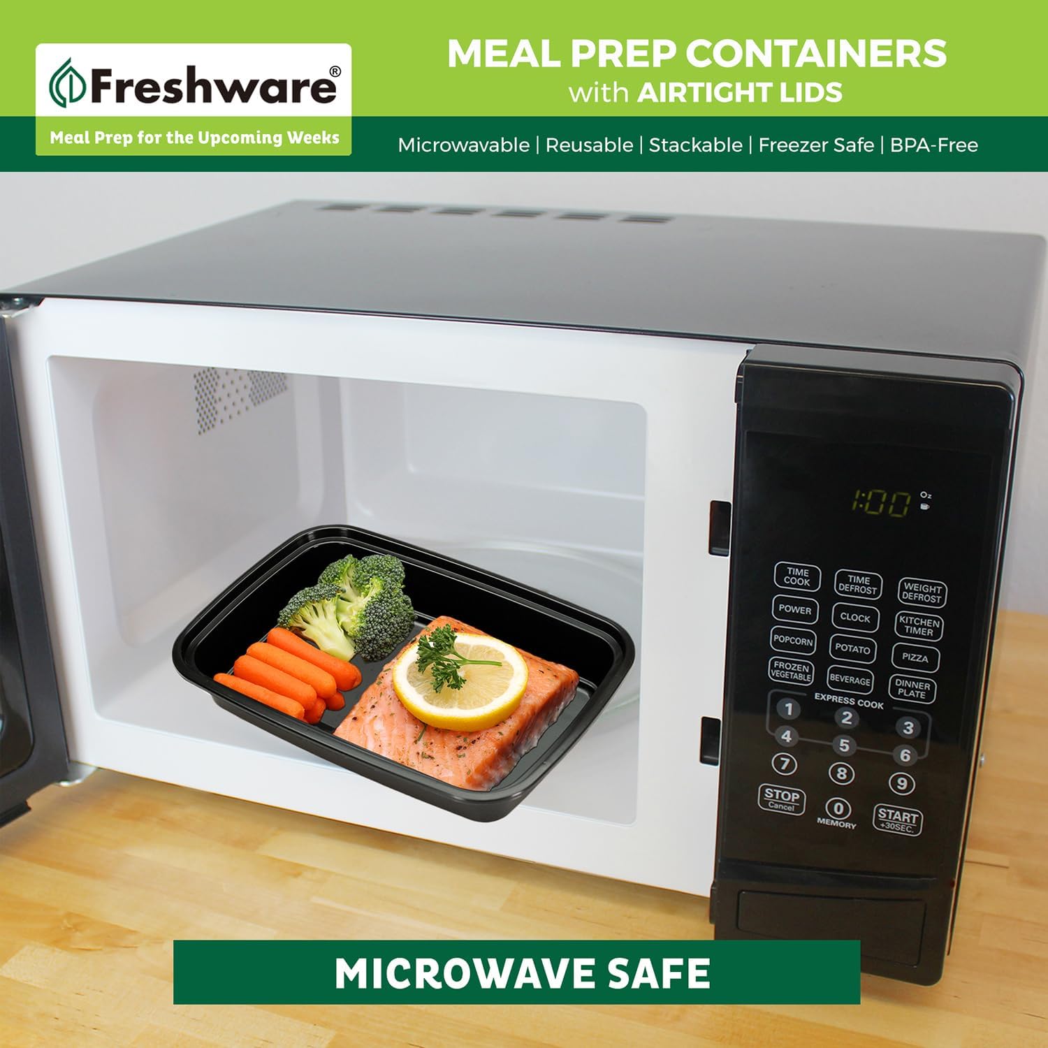 Thumbnail 5 de Freshware Meal Prep Containers 50 Pack 🍱