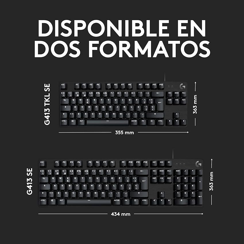 Thumbnail 5 de Logitech G413 TKL SE Teclado mecánico compacto 🎮