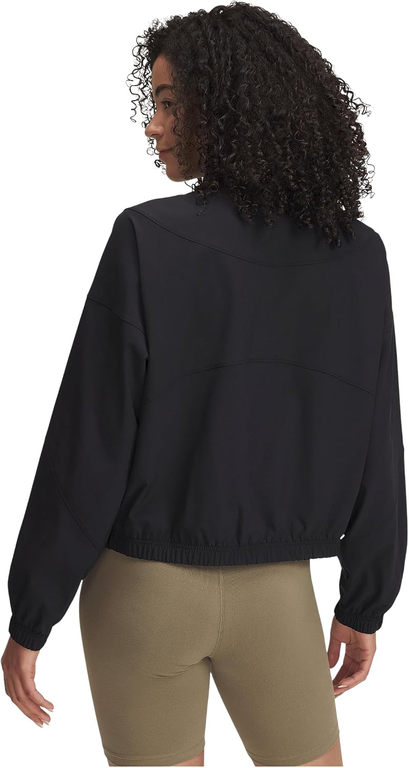 Detalle de Under Armour Women's Ua Rival Woven Jacket Sweatshirt (Pack of 1): A pragmatic everyday layer