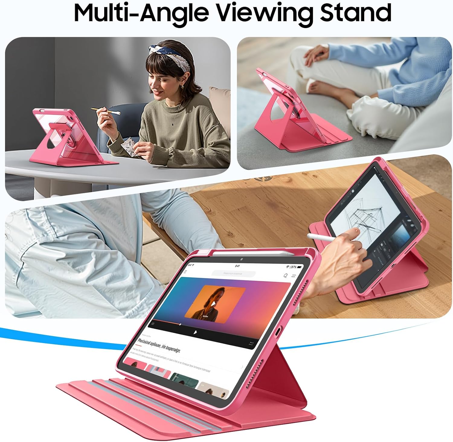 Detalle de FINTIE iPad rotating case 11-inch