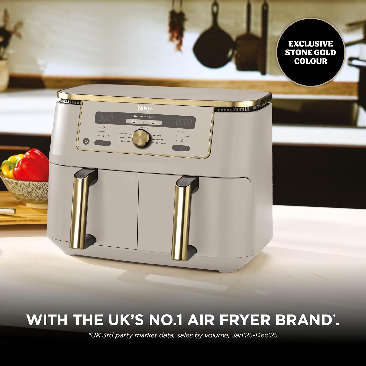 Detalle 2 de Ninja MAX Dual Zone Air Fryer DZ400UKSTGD