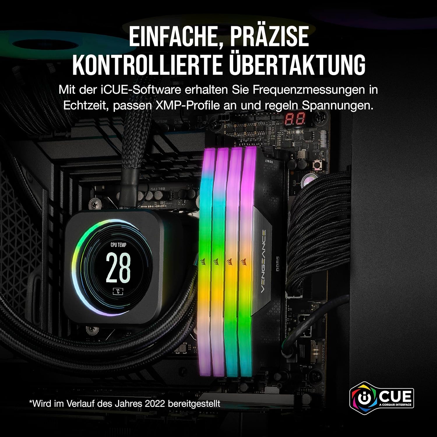 Thumbnail 4 de Corsair Vengeance RGB DDR5 16 GB RAM
