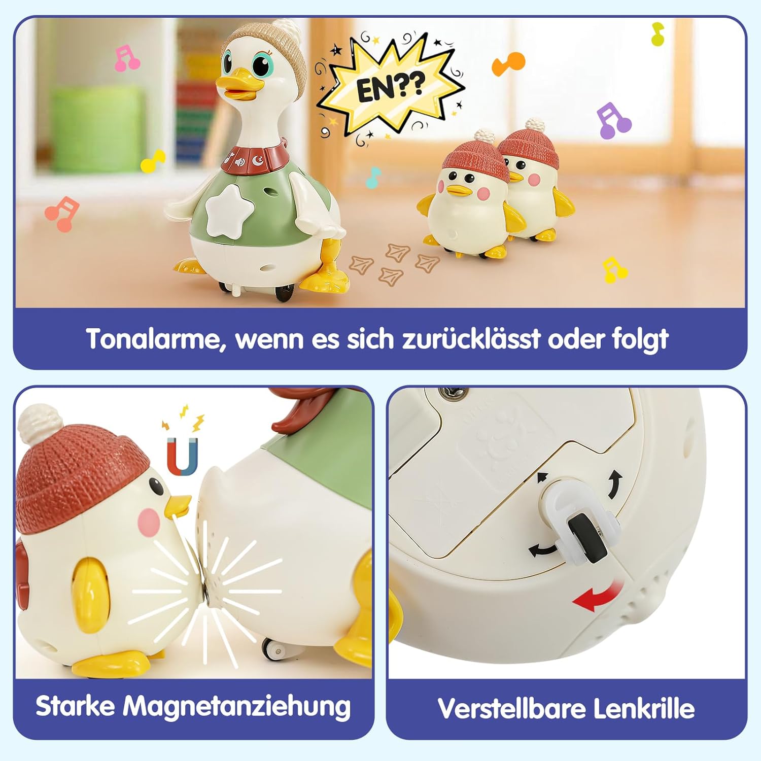 Thumbnail 4 de HOLA Baby Dancing Duck Spielzeug 6–12 Monate