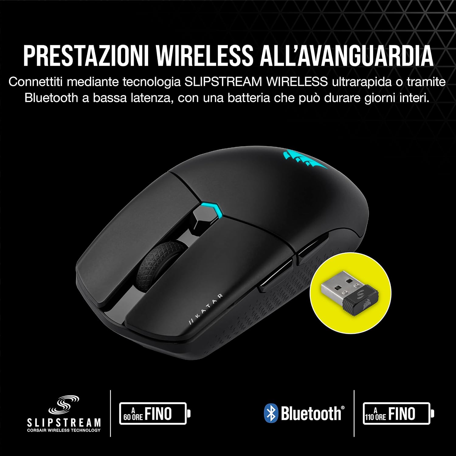 Thumbnail 4 de Corsair Katar Elite Wireless Mouse Gaming 69 g