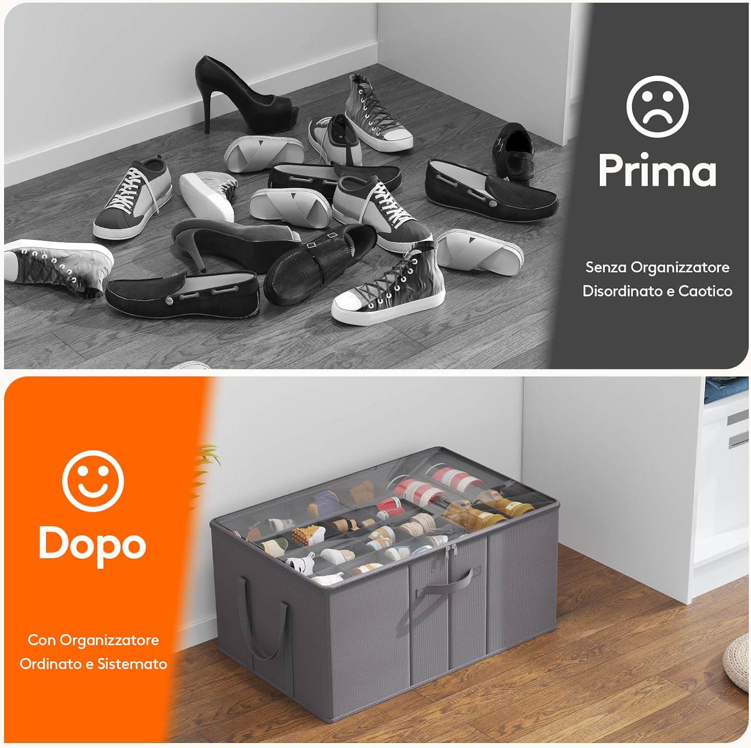 Thumbnail 6 de Lifewit organizer scarpe 66x42x30 cm