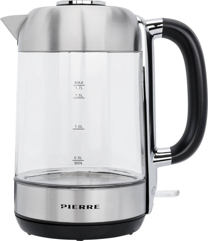 Detalle 1 de Pierre Wasserkocher PWK5000 Glas – Wasserstandsanzeige & kühleres Gehäuse