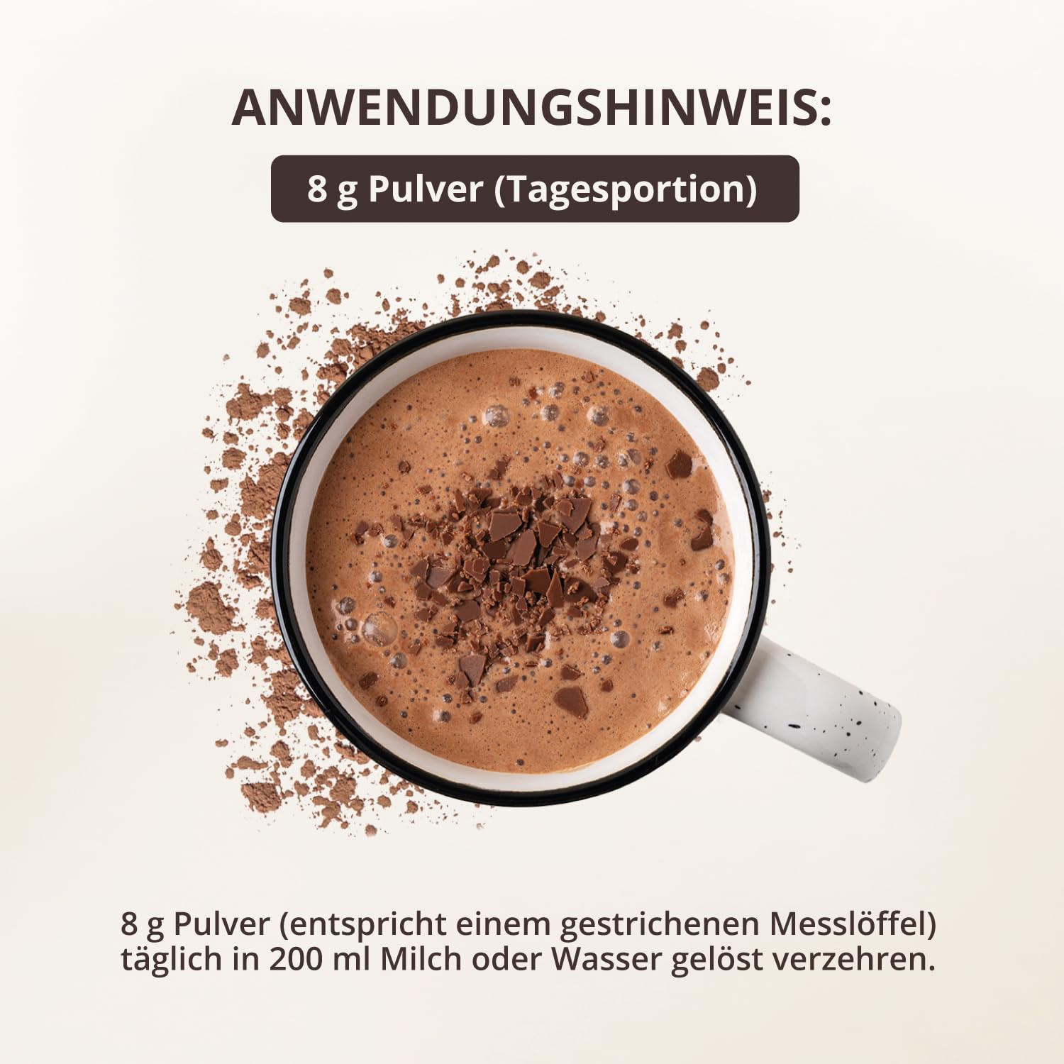 Detalle 2 de BodyFokus Kakao Superfood Zauber – Hochprozentiger Kakao trifft Gewürze und Pflanzenstoffe