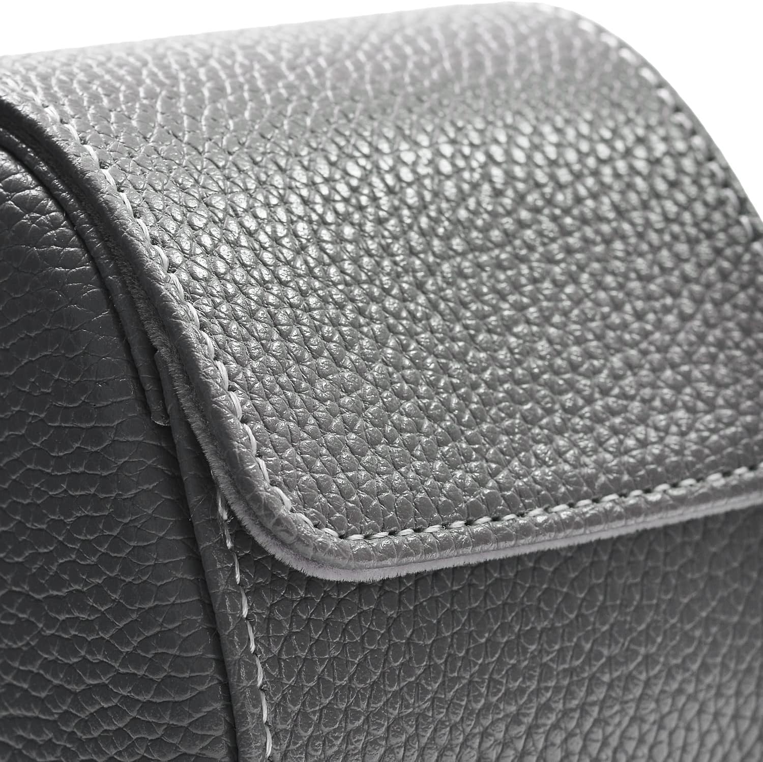 Detalle 2 de Oirlv Luxe en cuir PU : étui pour montre et boîte de rangement (gris) — format compact