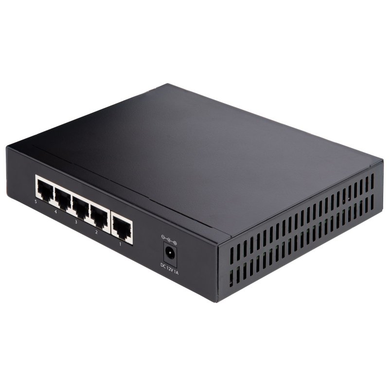 Detalle 2 de StarTech DS52000: Switch No Gestionado de 5 Puertos Gigabit para red doméstica u oficina