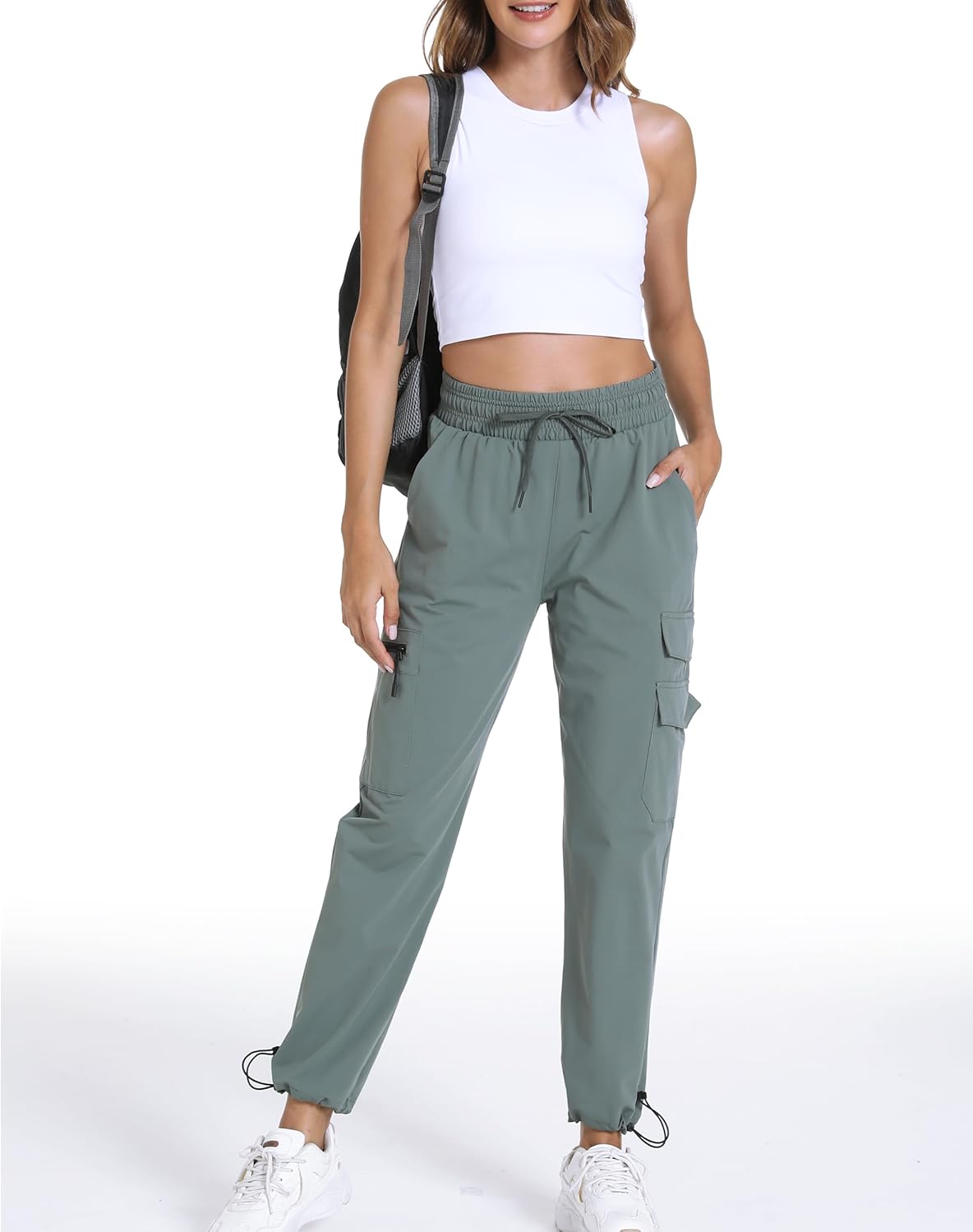 Thumbnail 6 de Yoglegins Women's Lightweight Hiking Joggers with Pockets