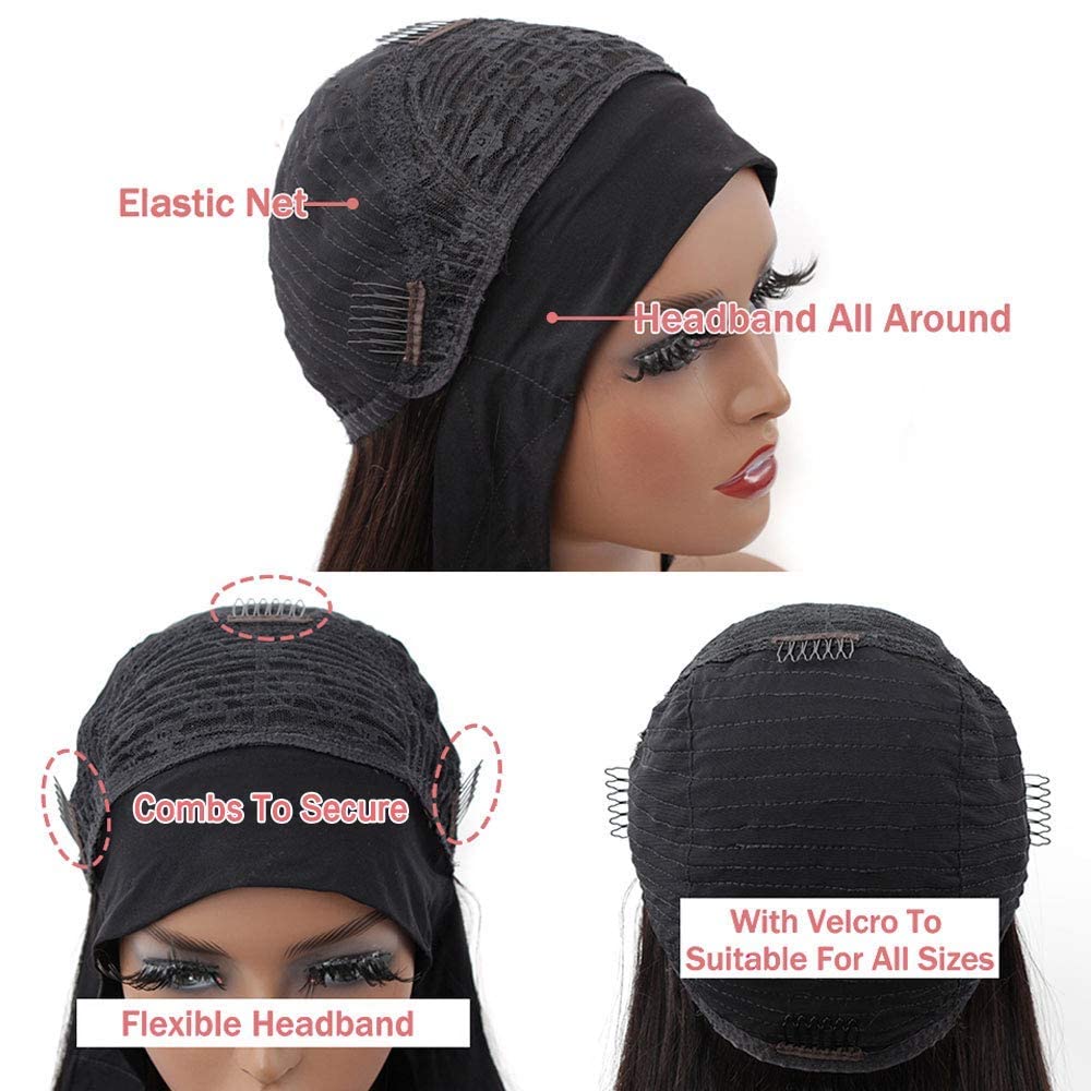 Thumbnail 3 de higher Headband Wig 16 Inch glueless