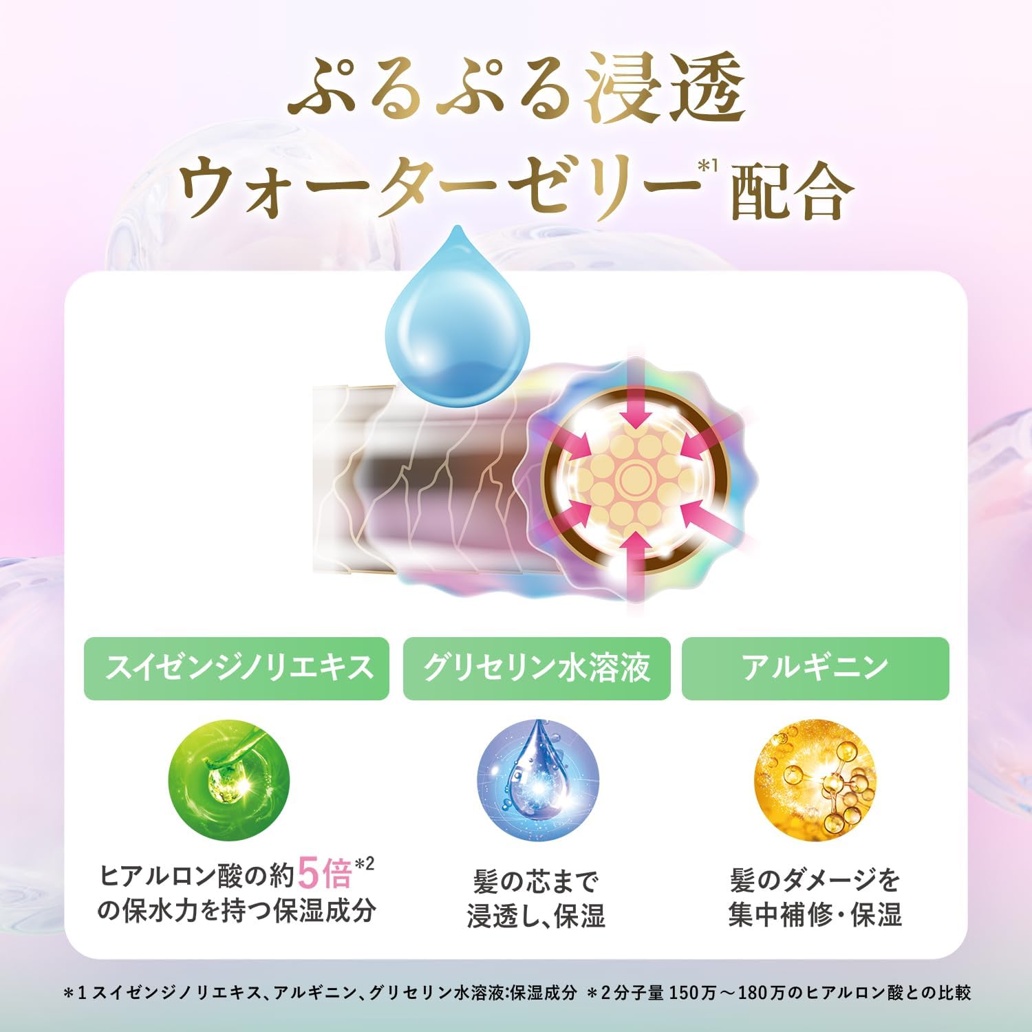Detalle de LUX バスグロウ コントロール&シャイン シャンプー 詰め替え用 1000g 保水ケア
