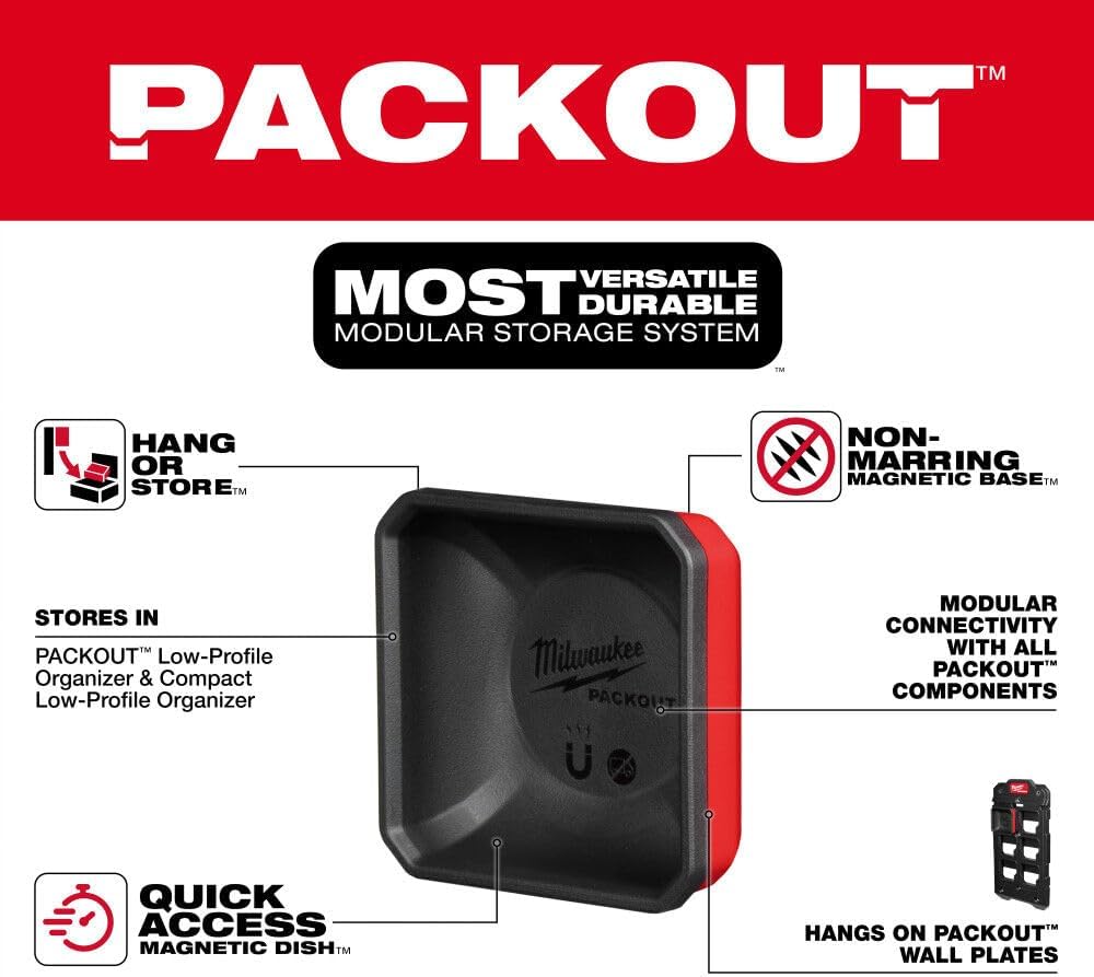 Thumbnail 1 de Milwaukee PACKOUT Magnetic Bin storage