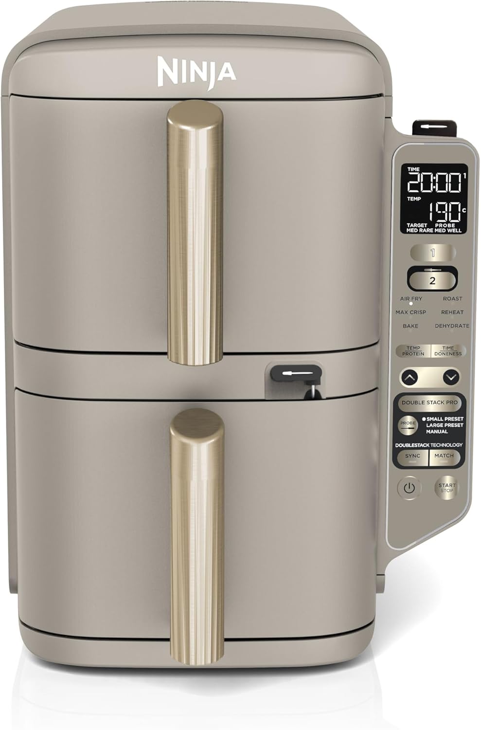 Detalle 2 de Ninja Double Stack XL Air Fryer (SL400UK) — 9.5L, Dual Drawer with 4 Cooking Levels