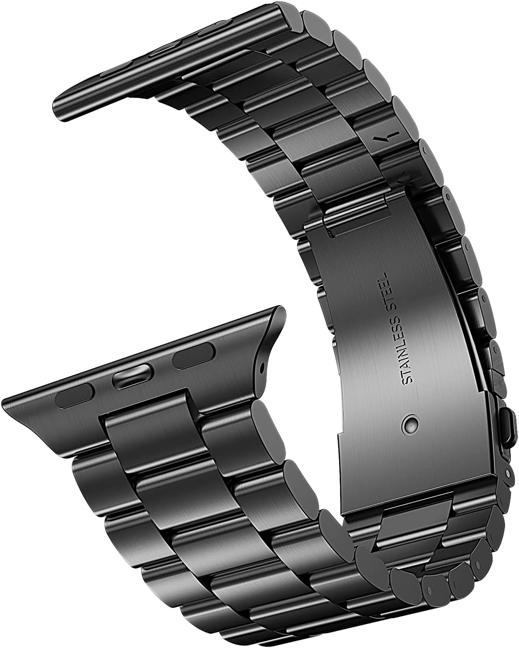 Detalle de ARTCHE Stainless Steel Watch Strap for Apple Watch (49mm–38mm) – Adjustable Metal Replacement Sport Band