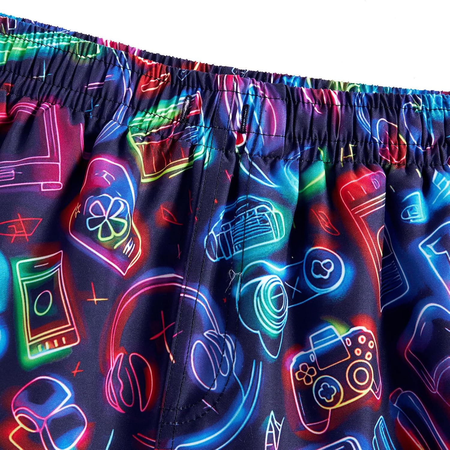 Detalle de ALISISTER Boys Swim Trunks Quick Dry Compression Line with Boxer Brief Liner