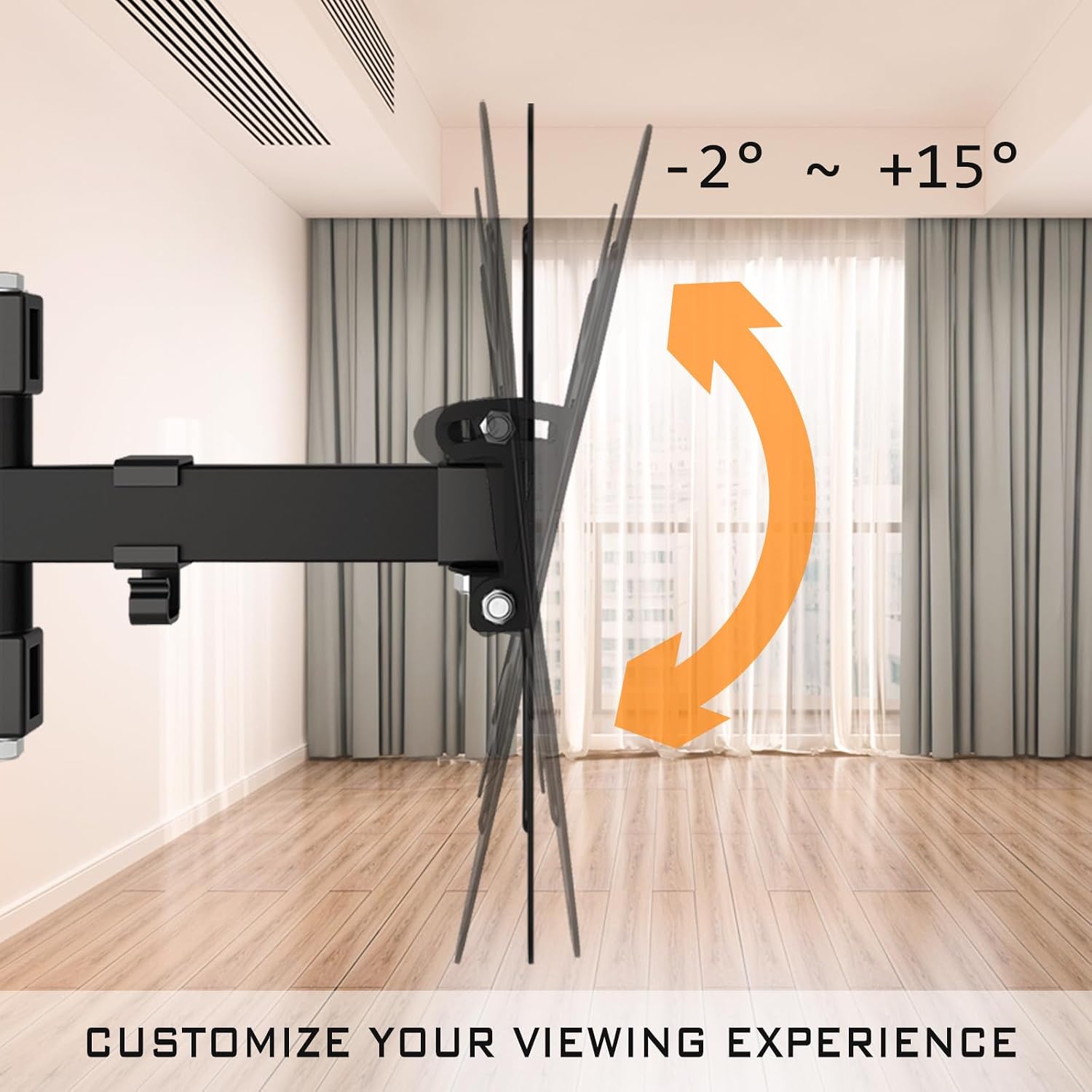 Detalle 2 de Muchen TV Wandhalterung 26–50'' 22 kg