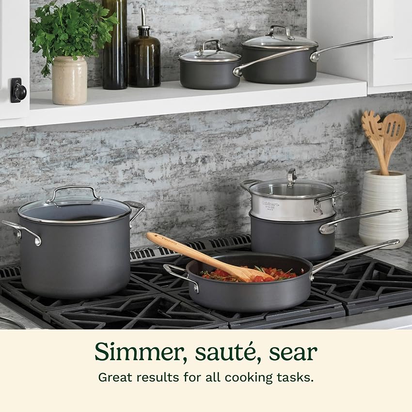 Detalle de Cuisinart Ceramica XT set 11 piezas 5,7 L