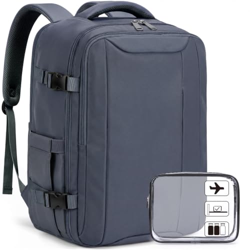 Detalle de Xkdoai EasyJet Cabin Backpack, 45 x 36 x 20 cm, 32 L, 15.6-inch Laptop Compartment