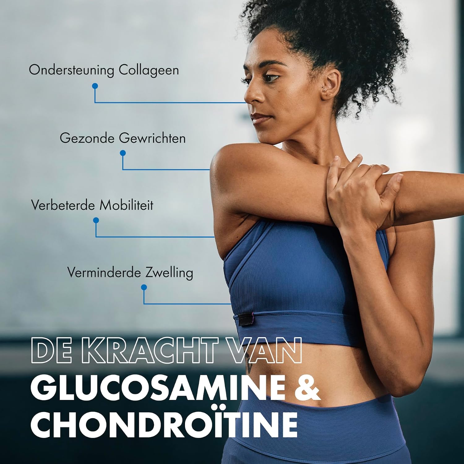 Thumbnail 2 de Incite Nutrition glucosamine- en chondroïtinecomplex met MSM, vitamine C en 120 capsules