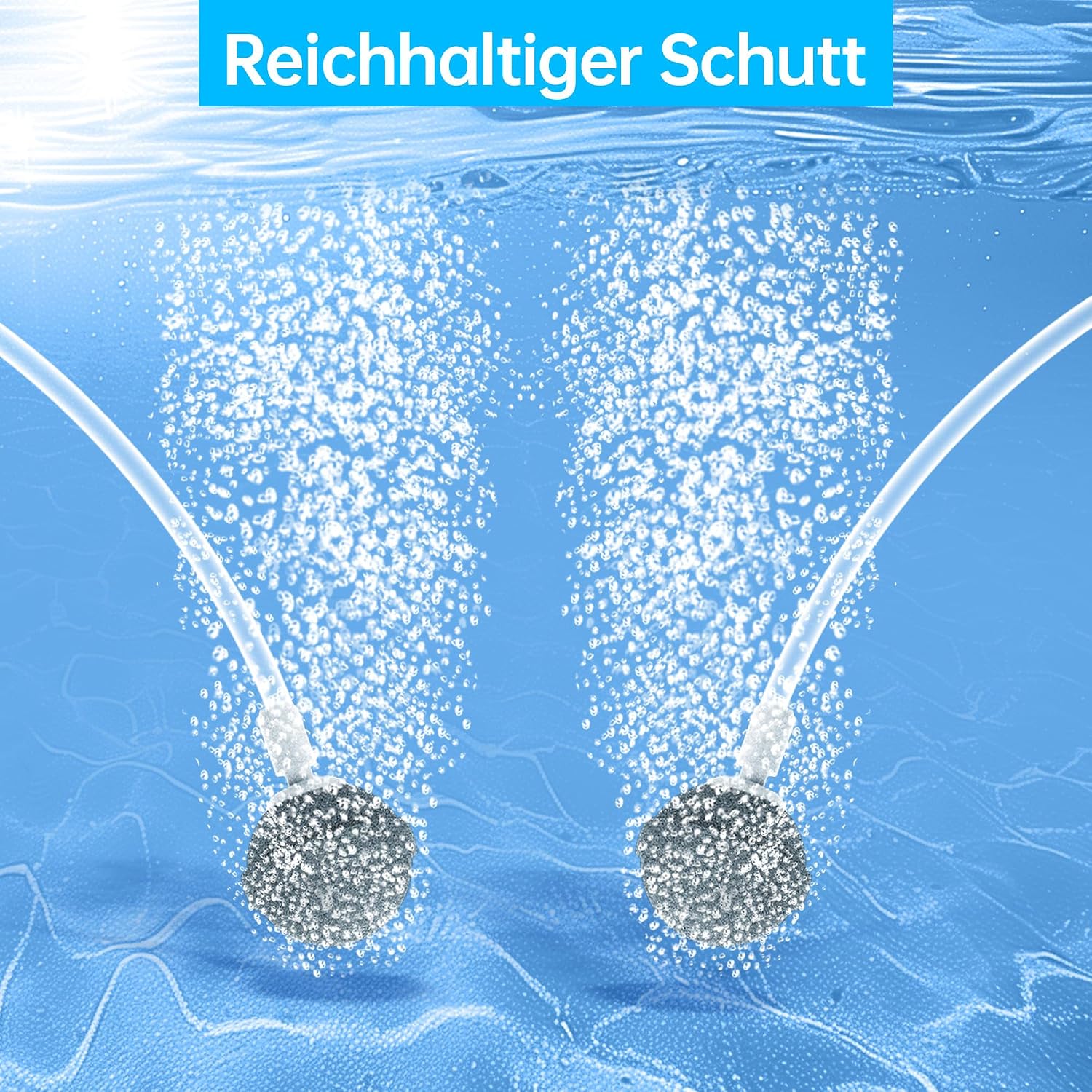 Detalle de Biling Solar-Teichbelüfter 4W – Sauerstoffpumpe für Teich & Hydroponik
