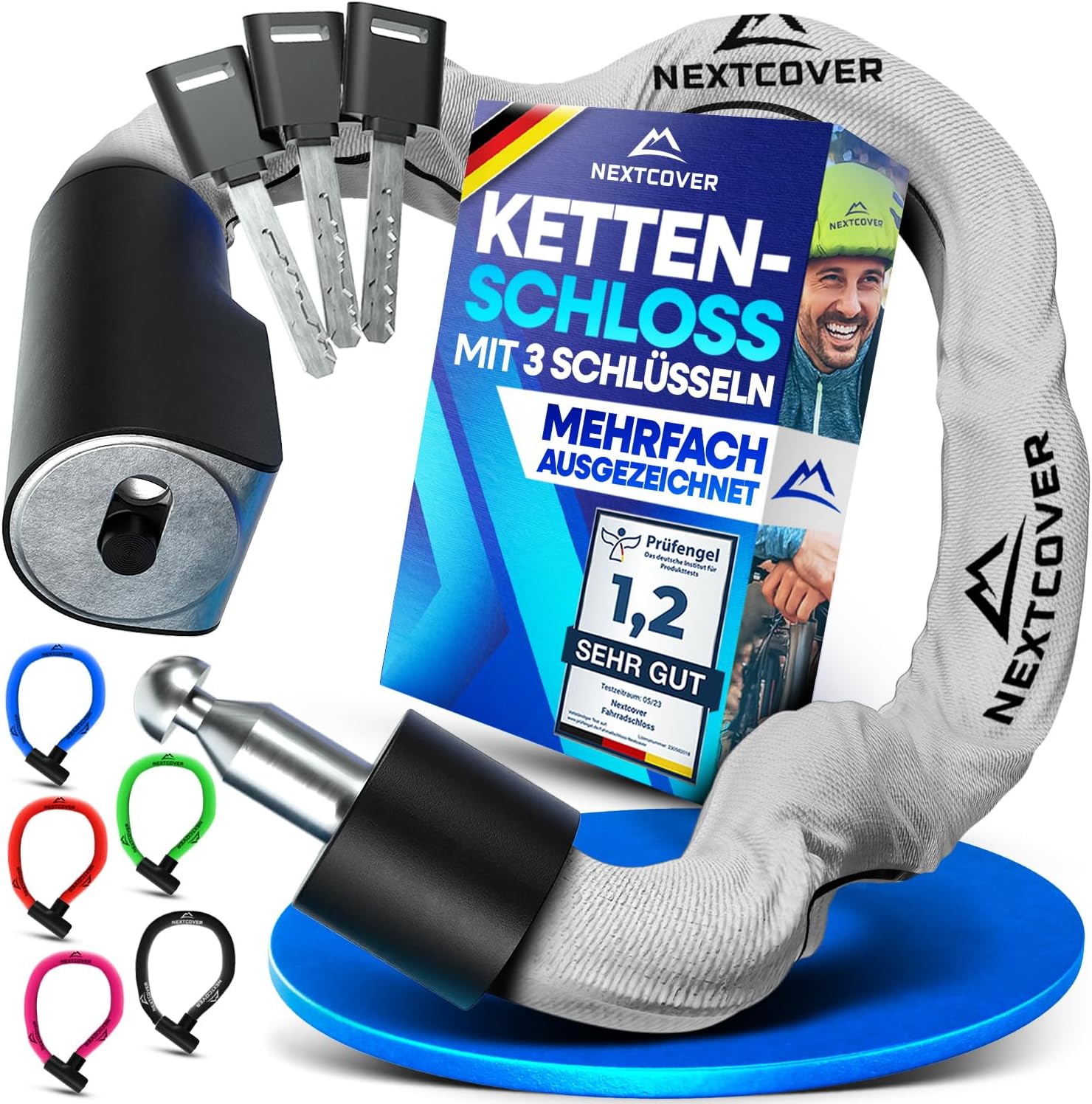 NEXTCOVER LockOne Fahrradschloss 90 cm