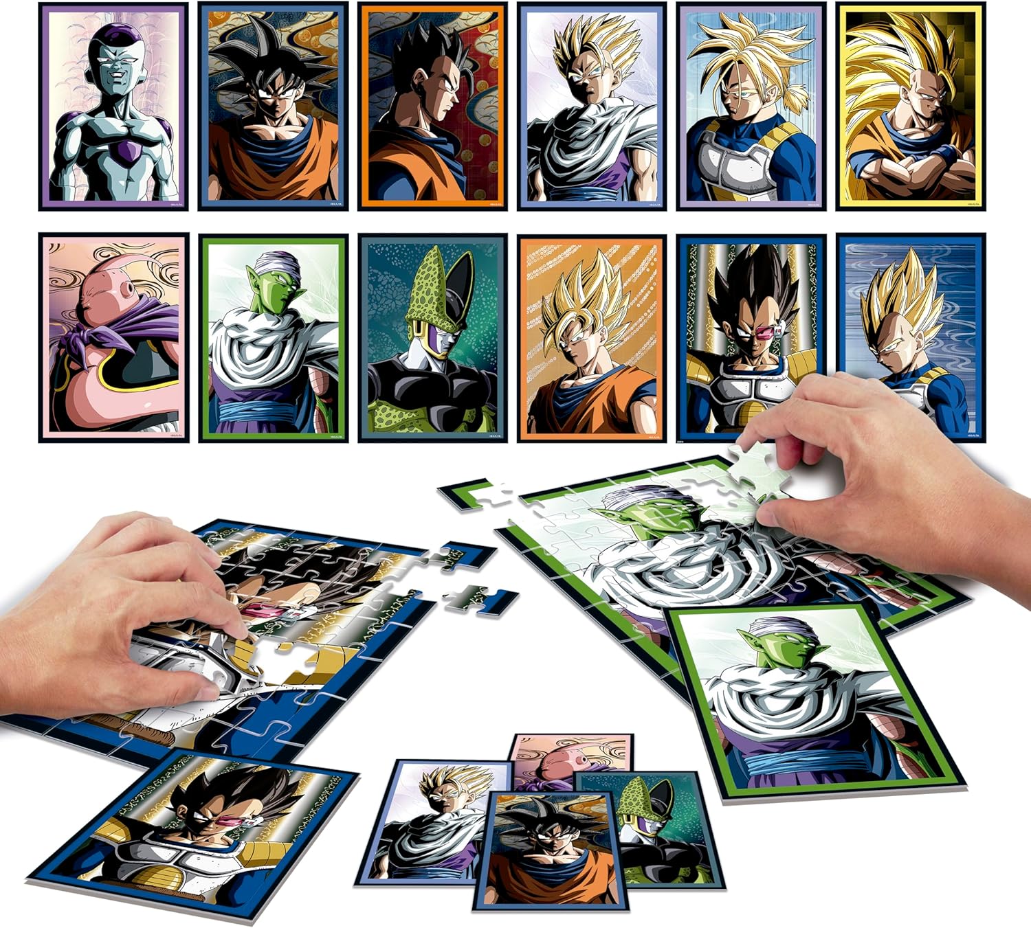 Thumbnail 1 de Educa Puzzle Battle Dragon Ball (20418) – gioco da tavolo a 12 mini-puzzle da 42 pezzi, età 7+